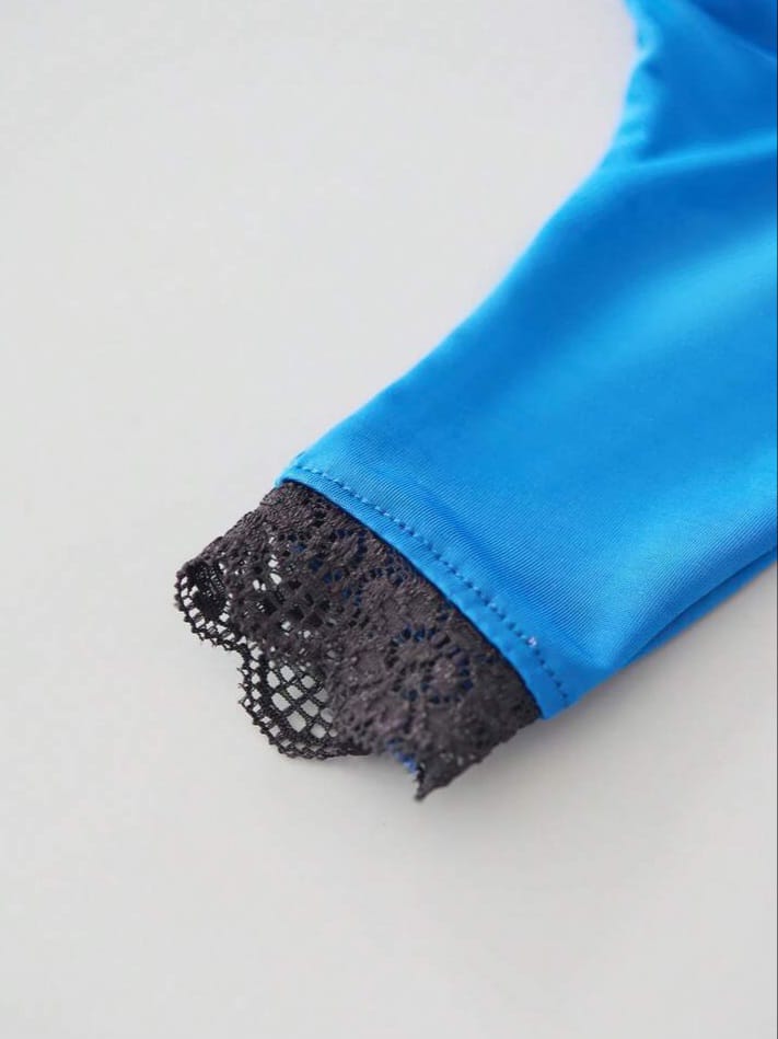 Men's Lace Patchwork Double C-Shaped Thong Underwear